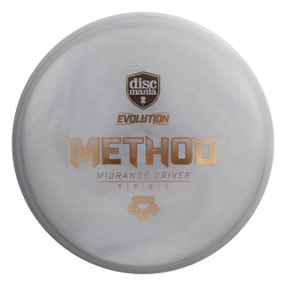 A gray Discmania Exo Hard Method disc golf midrange.