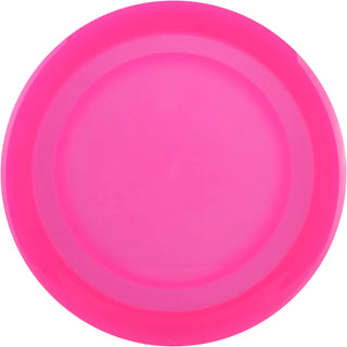 A pink K1 Rask disc golf disc.