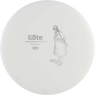 A white K3 Göte disc golf disc.